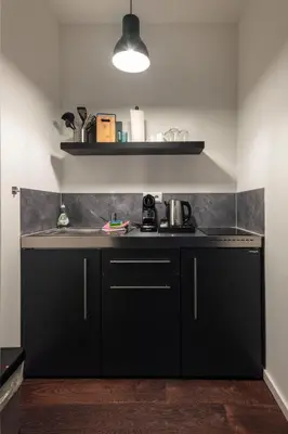 Küche/Küchenzeile in der Unterkunft Central Apartment in Heart of Berlin