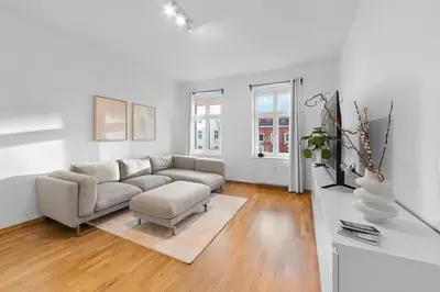 Ein Sitzbereich in der Unterkunft Beautiful 80sqm Appartment in Berlin-Mitte