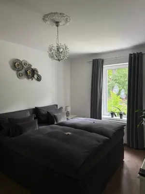 Ein Bett oder Betten in einem Zimmer der Unterkunft Luxury Apartment Amina