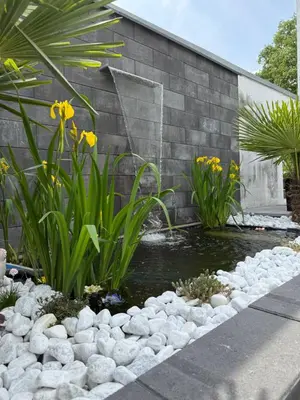 Ein Garten an der Unterkunft Luxury Apartment Amina