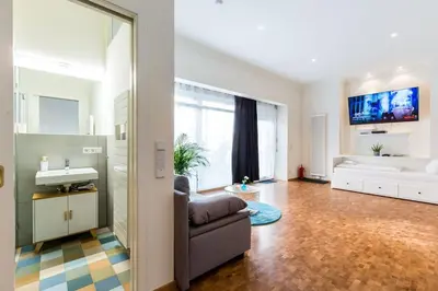 TV/Unterhaltungsangebot in der Unterkunft DR Apartments Friedrichshain