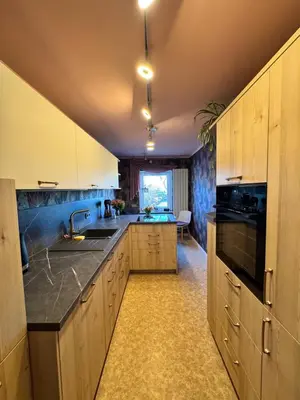 Küche/Küchenzeile in der Unterkunft Haus Nutheblick - Komfort Appartement