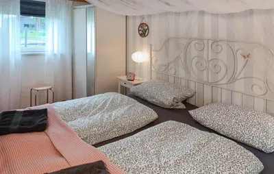 Ein Bett oder Betten in einem Zimmer der Unterkunft 2 Bedroom Lovely Home In Heidesee