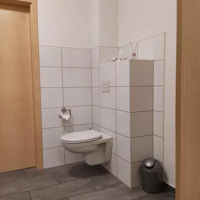 Ein Badezimmer in der Unterkunft Am Wiesengrund