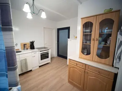 Küche/Küchenzeile in der Unterkunft Apartment Buckow