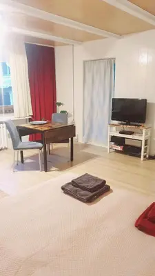 TV/Unterhaltungsangebot in der Unterkunft Apartment Buckow