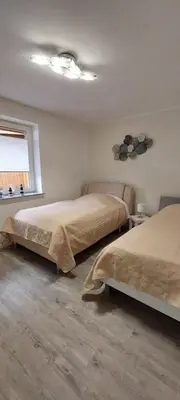 Ein Bett oder Betten in einem Zimmer der Unterkunft Haus Schiller