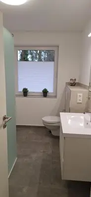 Ein Badezimmer in der Unterkunft Haus Schiller