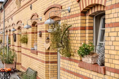 Das Gebäude in dem sich die Ferienwohnung befindet