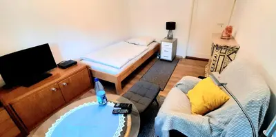TV/Unterhaltungsangebot in der Unterkunft 2 Zimmer für Urlauber, Monteure und Geschäftsreisende