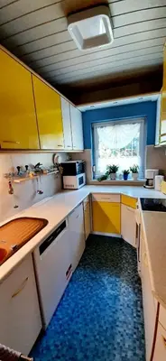 Küche/Küchenzeile in der Unterkunft 2 Zimmer für Urlauber, Monteure und Geschäftsreisende