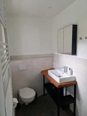 Ein Badezimmer in der Unterkunft Ferienwohnung und Monteurwohnung Schulz