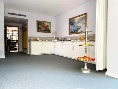 Küche/Küchenzeile in der Unterkunft Hotel Blaufuchs