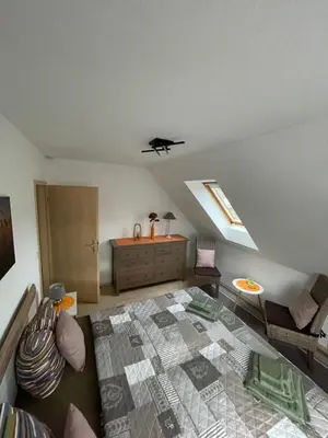 Ein Sitzbereich in der Unterkunft Oase der Ruhe 2