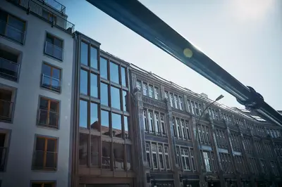 Das Gebäude in dem sich die Ferienwohnung befindet