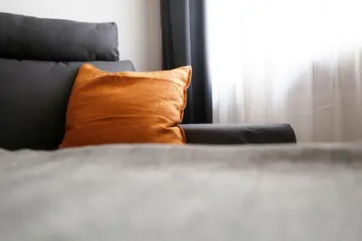 Ein Sitzbereich in der Unterkunft Be in Berlin Apartments im Bergmannkiez