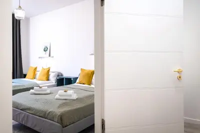 Ein Bett oder Betten in einem Zimmer der Unterkunft Komm rein und fühle dich zu Hause direkt nahe der Altstadt Spandau und am Wasser