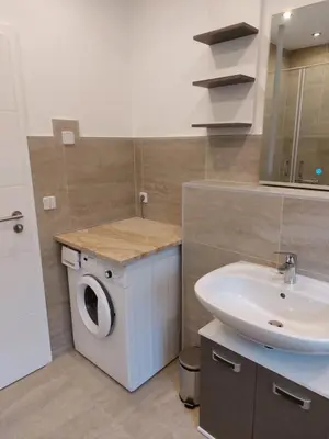 Ein Badezimmer in der Unterkunft Ferienwohnung Rathenow an der Havel