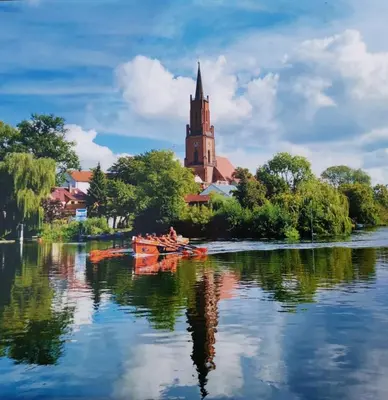 Blick auf einen Fluss in der Nähe der Ferienwohnung