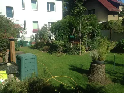 Ein Garten an der Unterkunft Ferienwohnung Heil - Königs Wusterhausen