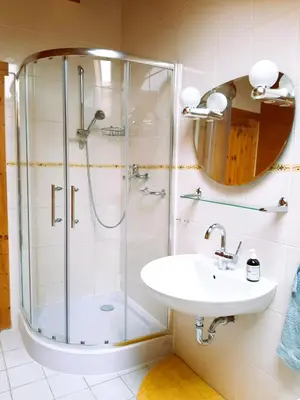 Ein Badezimmer in der Unterkunft Fewo RELAX – Entspannung ohne TV