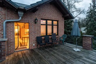 Das Gebäude in dem sich die Ferienwohnung befindet