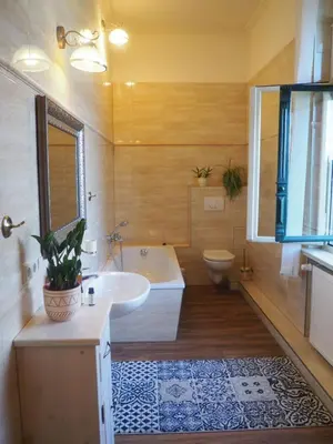 Ein Badezimmer in der Unterkunft Villa Landidyll mit separatem Wellness-Bereich