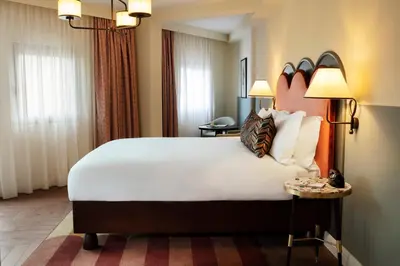 Ein Bett oder Betten in einem Zimmer der Unterkunft The Hoxton, Berlin