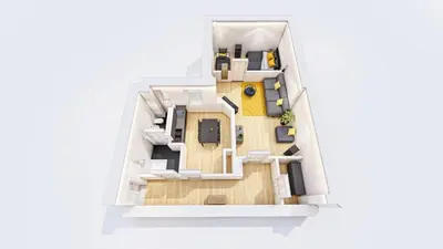 Grundriss der Unterkunft Spacious Family Apartment at Mauerpark plus SelfCheckIn