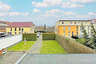 Das Gebäude in dem sich die Ferienwohnung befindet