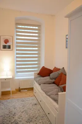 Ein Sitzbereich in der Unterkunft PAS 17 Apartment Berlin – cozy apartment