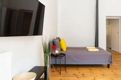 Ein Bett oder Betten in einem Zimmer der Unterkunft Cosy Apartment plus Self Checkin plus free Street parking