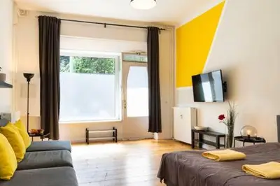 TV/Unterhaltungsangebot in der Unterkunft Cosy Apartment plus Self Checkin plus free Street parking