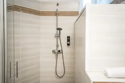Ein Badezimmer in der Unterkunft Great Apartment in Berlin Neukölln