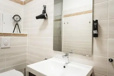 Ein Badezimmer in der Unterkunft Great Apartment in Berlin Neukölln