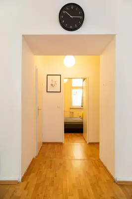 Ein Bett oder Betten in einem Zimmer der Unterkunft One Bedroom Apartment Berlin Neukölln