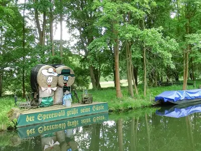 Naturlandschaft in der Nähe des Ferienhauses