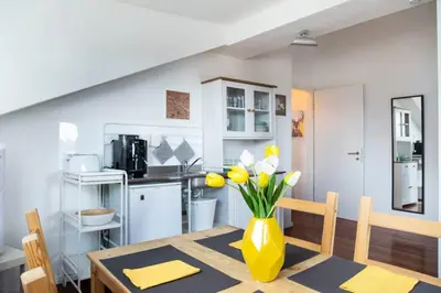 Küche/Küchenzeile in der Unterkunft Urban Rooftop Apartment - Berlin MITTE - A C