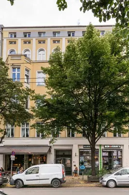 Das Gebäude in dem sich die Ferienwohnung befindet