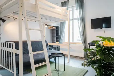 TV/Unterhaltungsangebot in der Unterkunft Shabby Chic plus Self CheckIn plus Free Street Parking