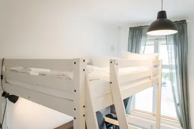 Ein Bett oder Betten in einem Zimmer der Unterkunft Shabby Chic plus Self CheckIn plus Free Street Parking