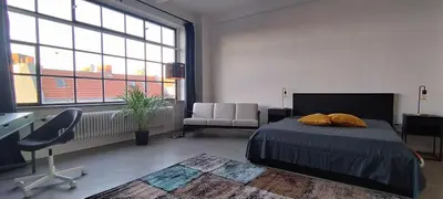 Ein Bett oder Betten in einem Zimmer der Unterkunft Loft46 - Self Checkin - Long and Shortstay
