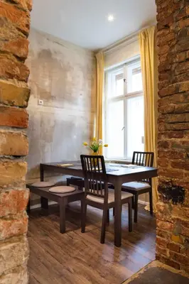 Ein Sitzbereich in der Unterkunft Shabby Chic plus Self CheckIn and Free Street Parking