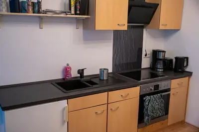 Küche/Küchenzeile in der Unterkunft Zuhause fühlen in Kreuzberg