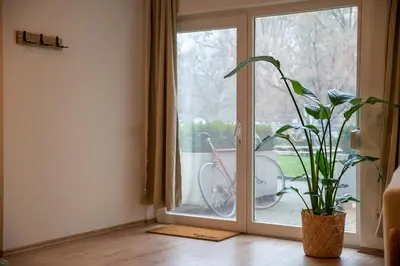 Ein Garten an der Unterkunft Zuhause fühlen in Kreuzberg