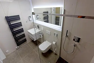 Ein Badezimmer in der Unterkunft M-Pire Hotel Berlin