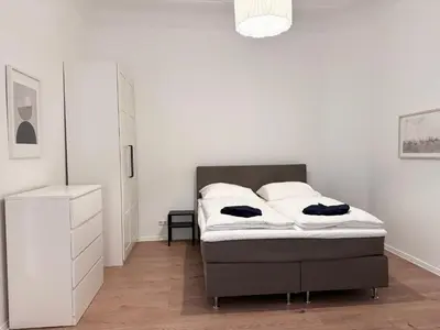 Ein Bett oder Betten in einem Zimmer der Unterkunft Be in Berlin Apartments at Charlottenburg Castle