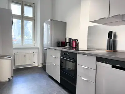 Küche/Küchenzeile in der Unterkunft Be in Berlin Apartments at Charlottenburg Castle