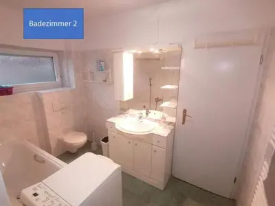 Ein Badezimmer in der Unterkunft Wohnidyll in Zeuthen bei Berlin