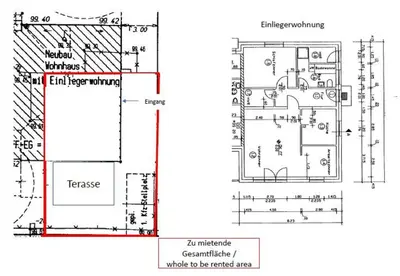 Grundriss der Unterkunft Wohnidyll in Zeuthen bei Berlin
